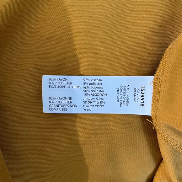 Dex mustard cropped cargo jacket - Picture 5 of 6